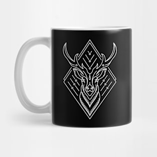 King of Deer (White) Mug